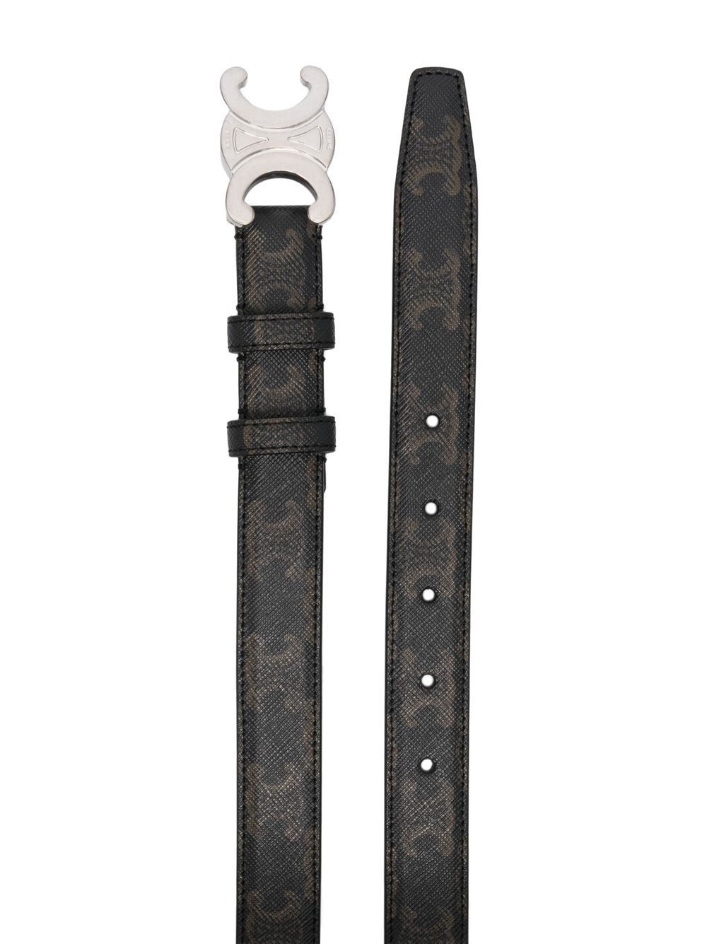 Celine Men Triomphe Leather Belt