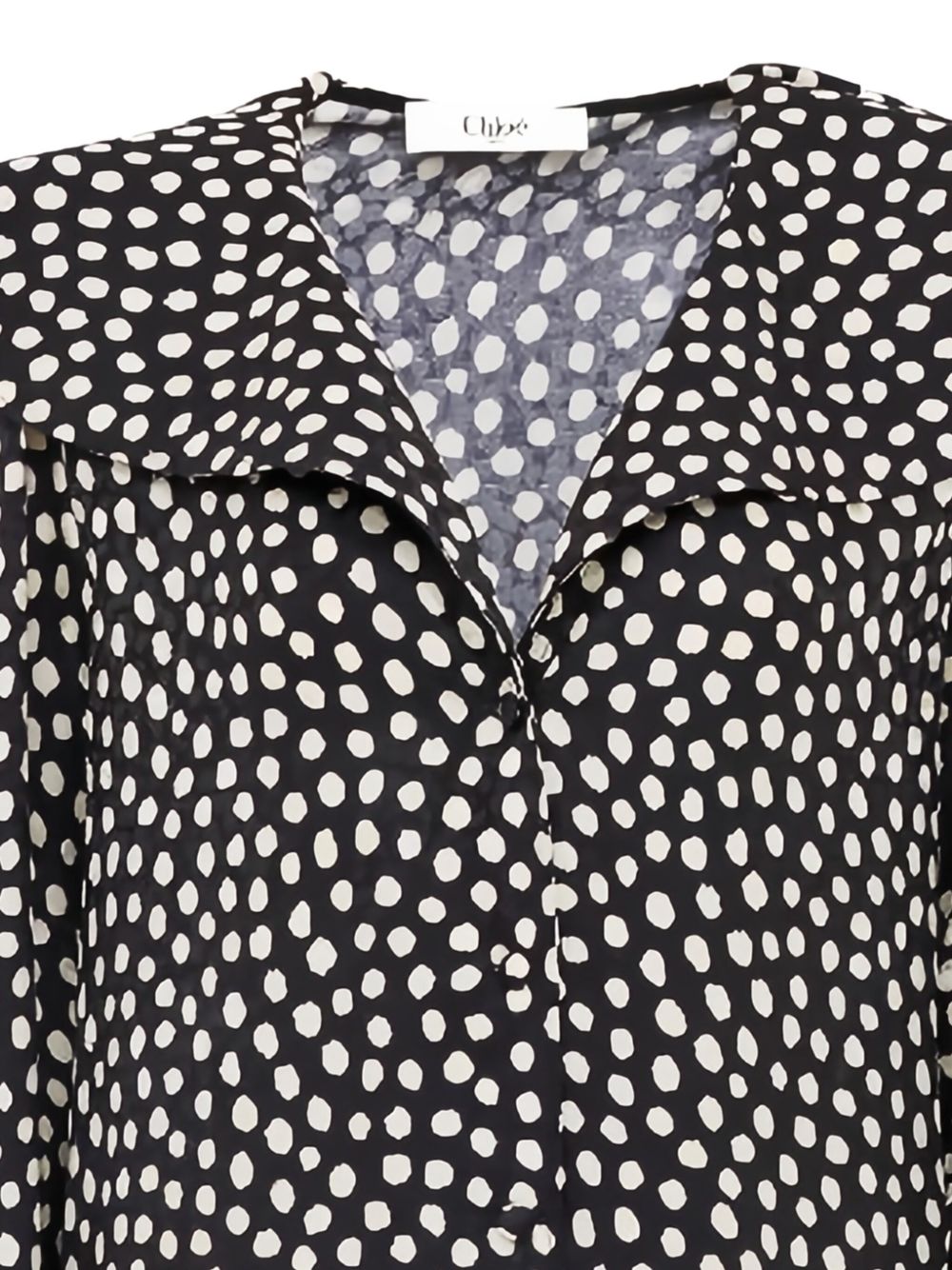 Chloé Women Dotted Silk Dress CHLOE