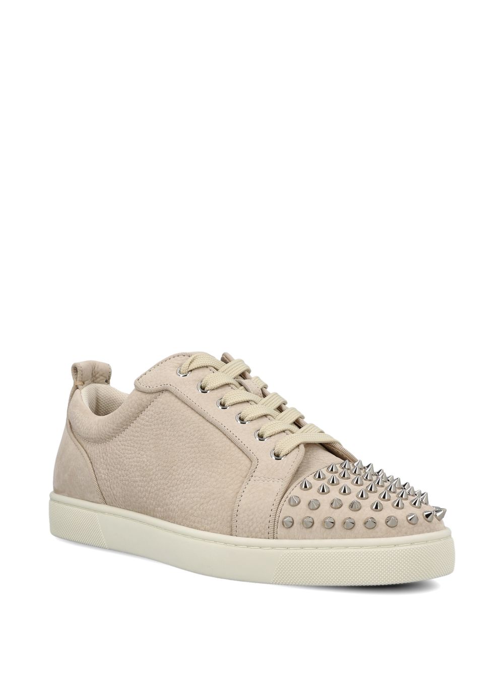 Christian Louboutin Men Louis Junior Spikes Leather Sneakers CHRISTIAN LOUBOUTIN