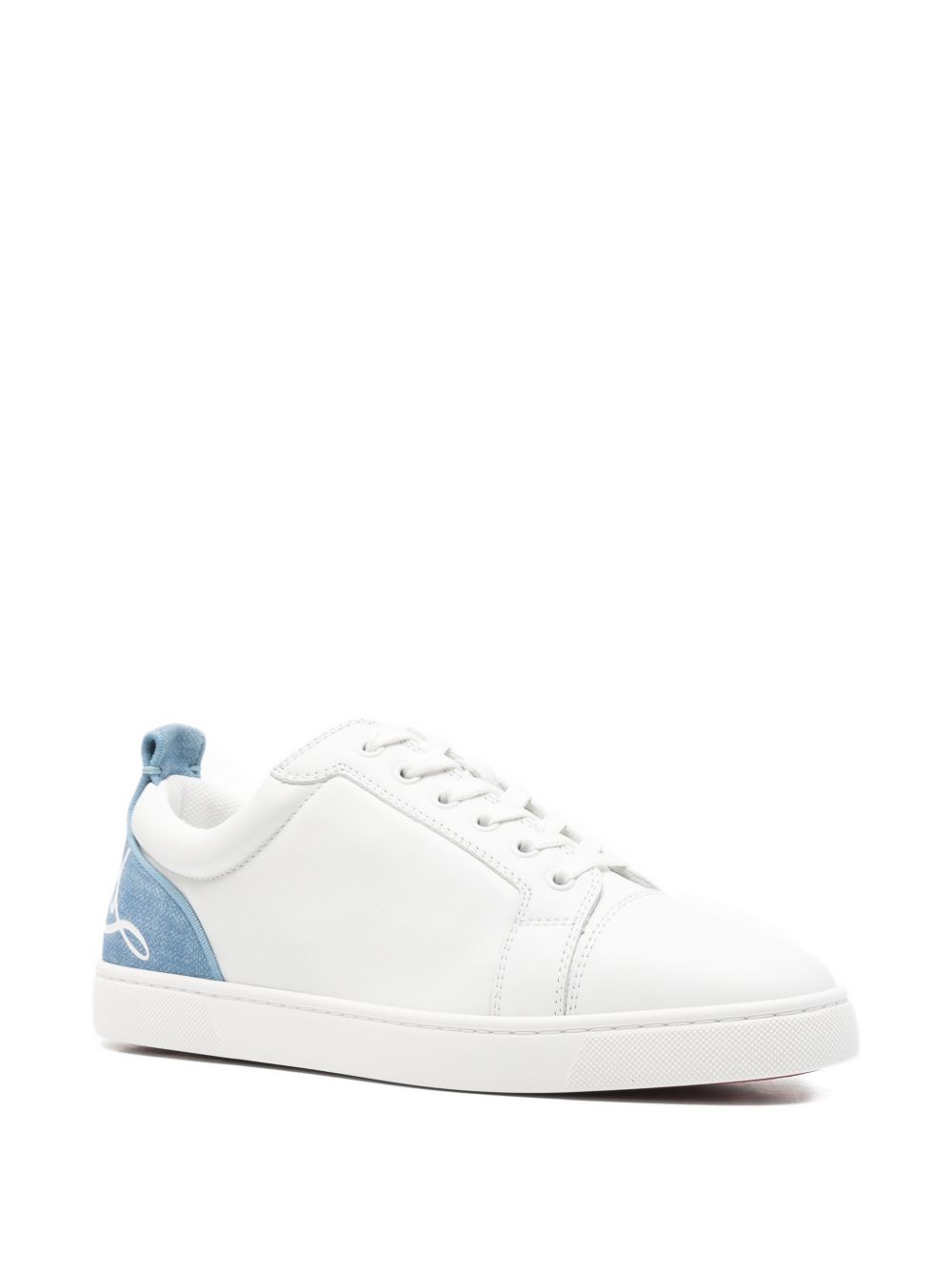Christian Louboutin Men Fun Louis Junior Leather Sneakers CHRISTIAN LOUBOUTIN