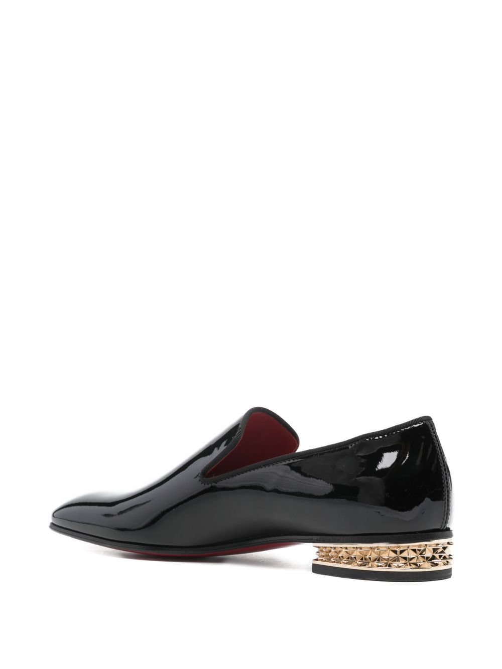 Christian Louboutin Men Dandy Rocks Patent Leather Loafers CHRISTIAN LOUBOUTIN