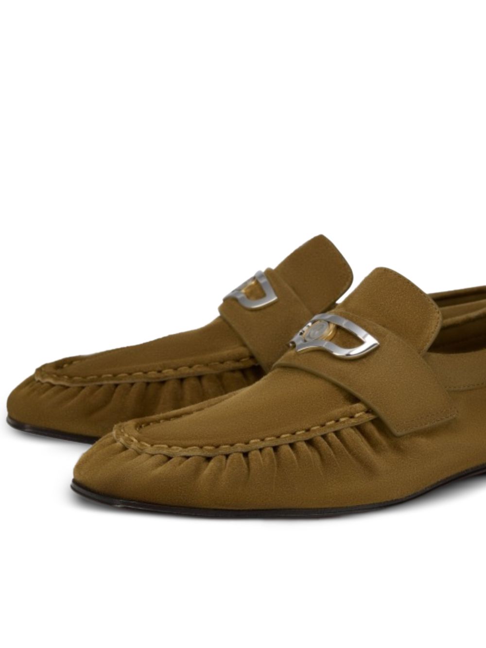 Christian Louboutin Women Suede Leather Loafers CHRISTIAN LOUBOUTIN