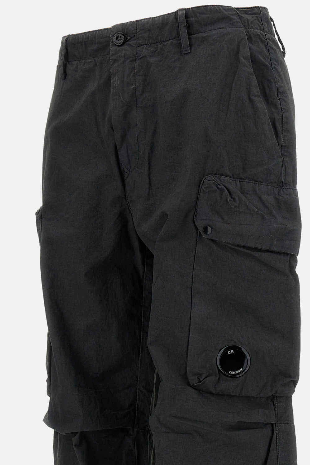 C.P. Company Men Micro-Reps Cargo Trousers With A Large Lens C.P. COMPANY