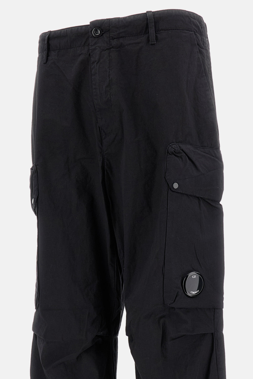 C.P. Company Men Micro-Reps Cargo Trousers With A Large Lens C.P. COMPANY
