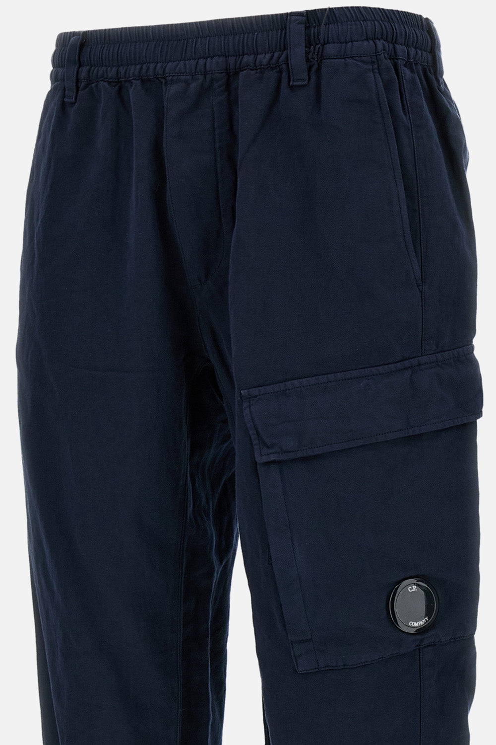 C.P. Company Men Linen Blended Cargo Trousers C.P. COMPANY