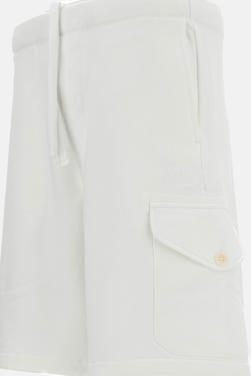 C.P. Company Men Diagonal Raised Fleece Cargo Sweatshorts C.P. COMPANY