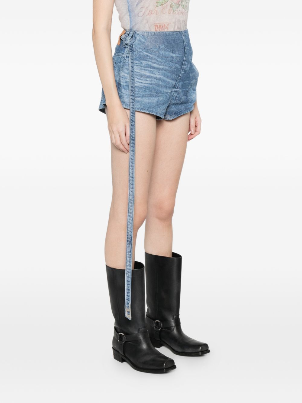 Diesel Women Denim Cotton Shorts DIESEL