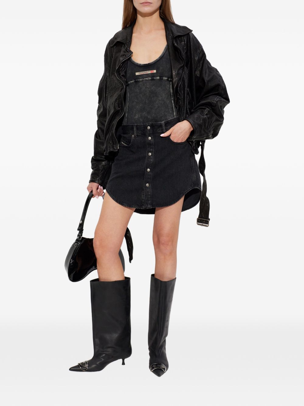 Diesel Women Cotton Bodysuit DIESEL
