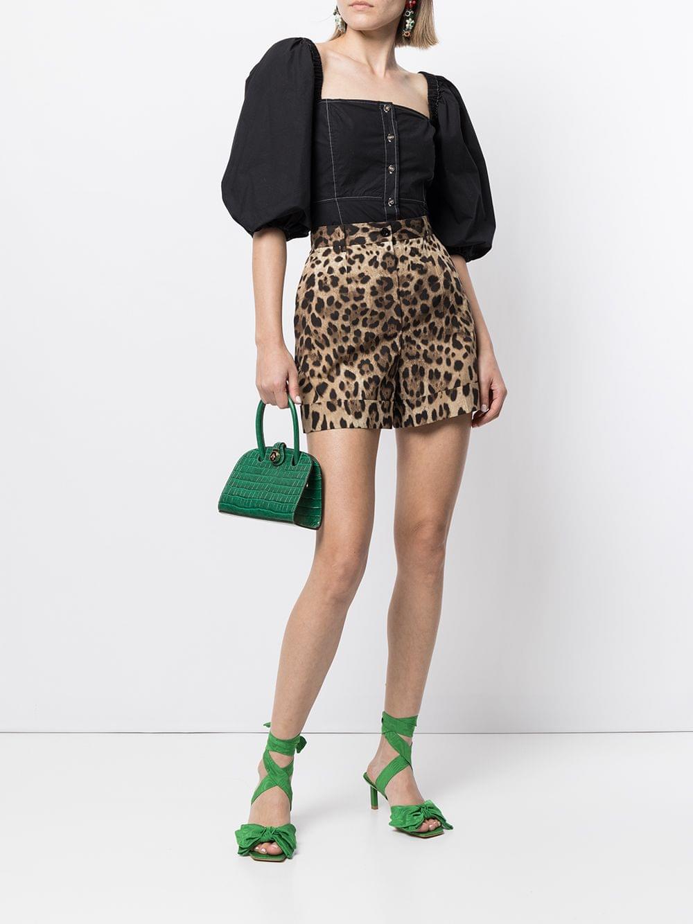 Dolce & Gabbana Women Printed Cotton Shorts DOLCE & GABBANA