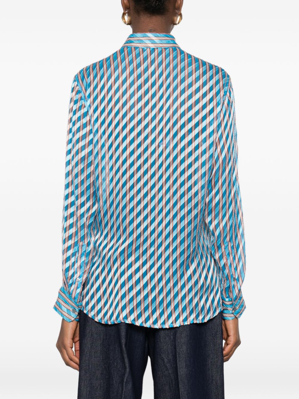 Dries Van Noten Women Clavelly Silk Blend Shirt DRIES VAN NOTEN