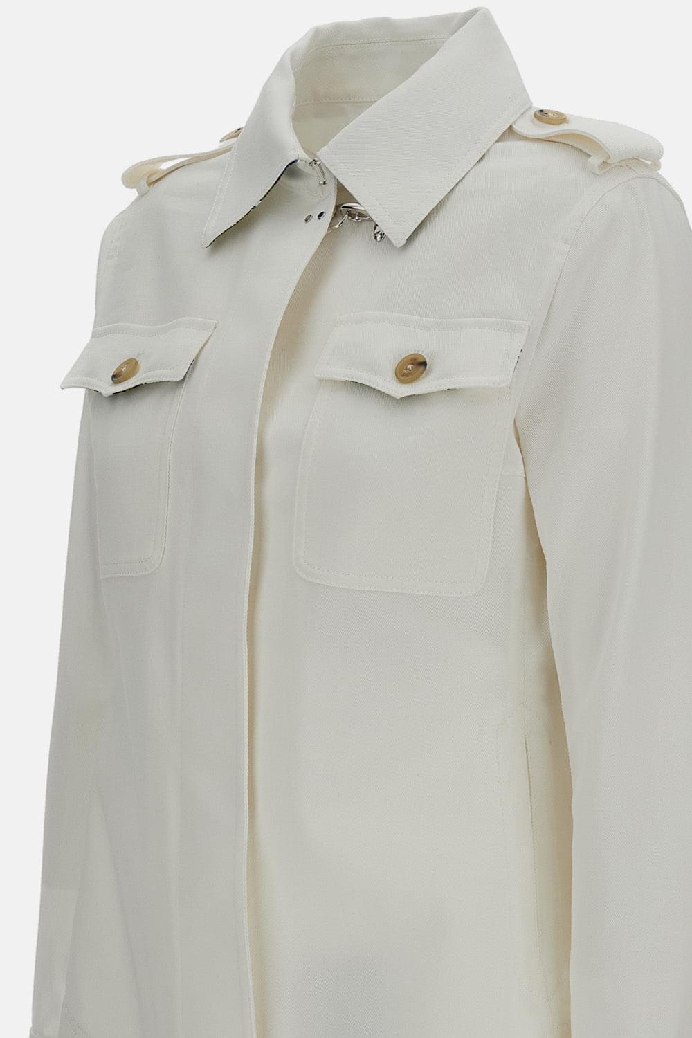 Fay Women Shirt Jacket Cotton Drill FAY