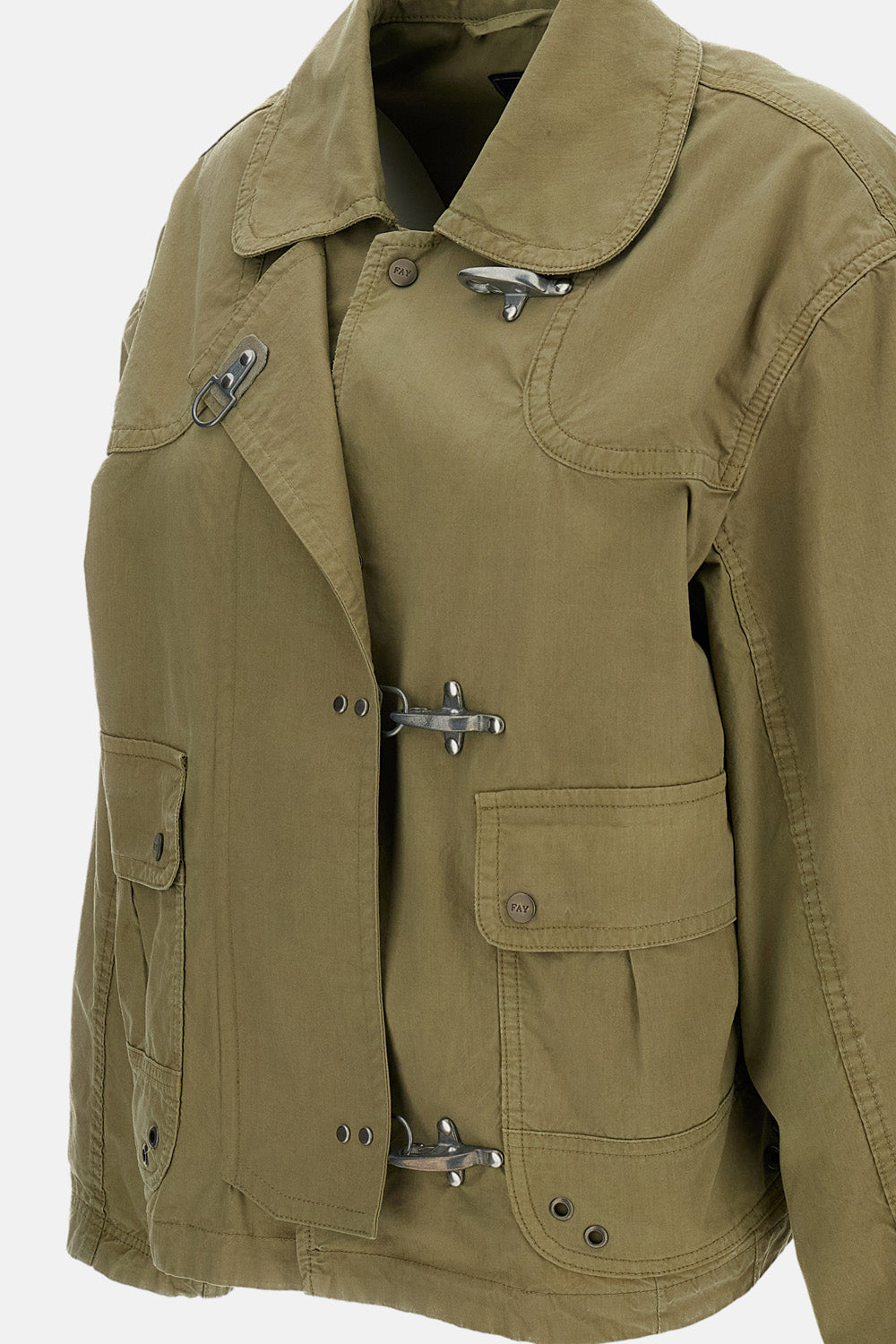 Fay Women 3 Ganci Cotton Canvas Jacket FAY
