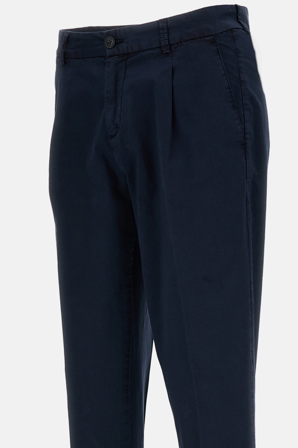 Fay Men Regular Fit Herringbone Cotton Trousers FAY