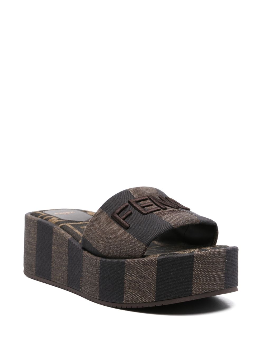 Fendi Women Sunshine Flatform Sandals