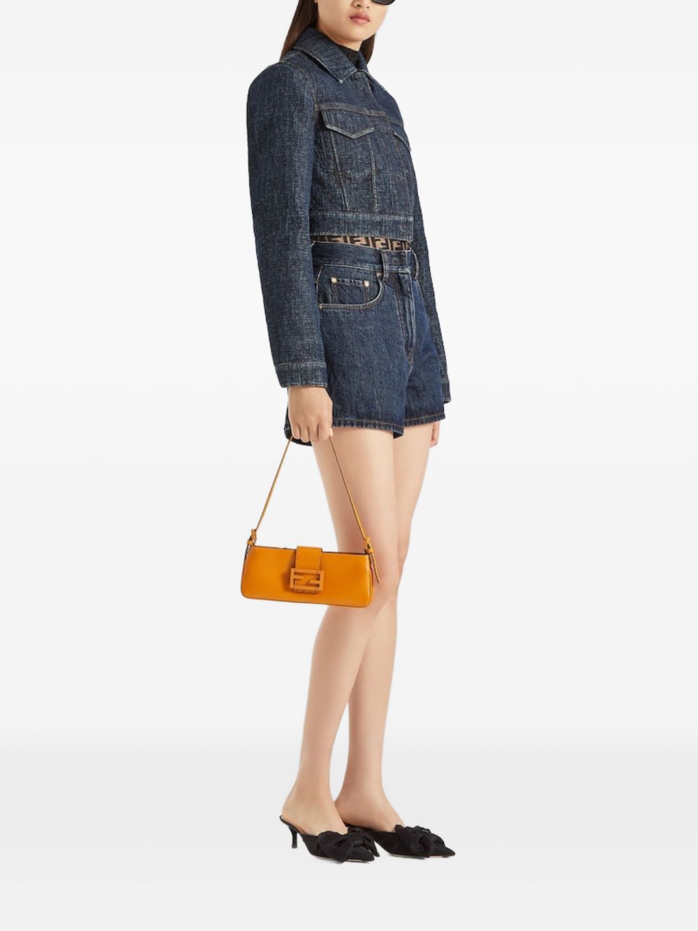 Fendi Women Denim Cotton Jacket FENDI