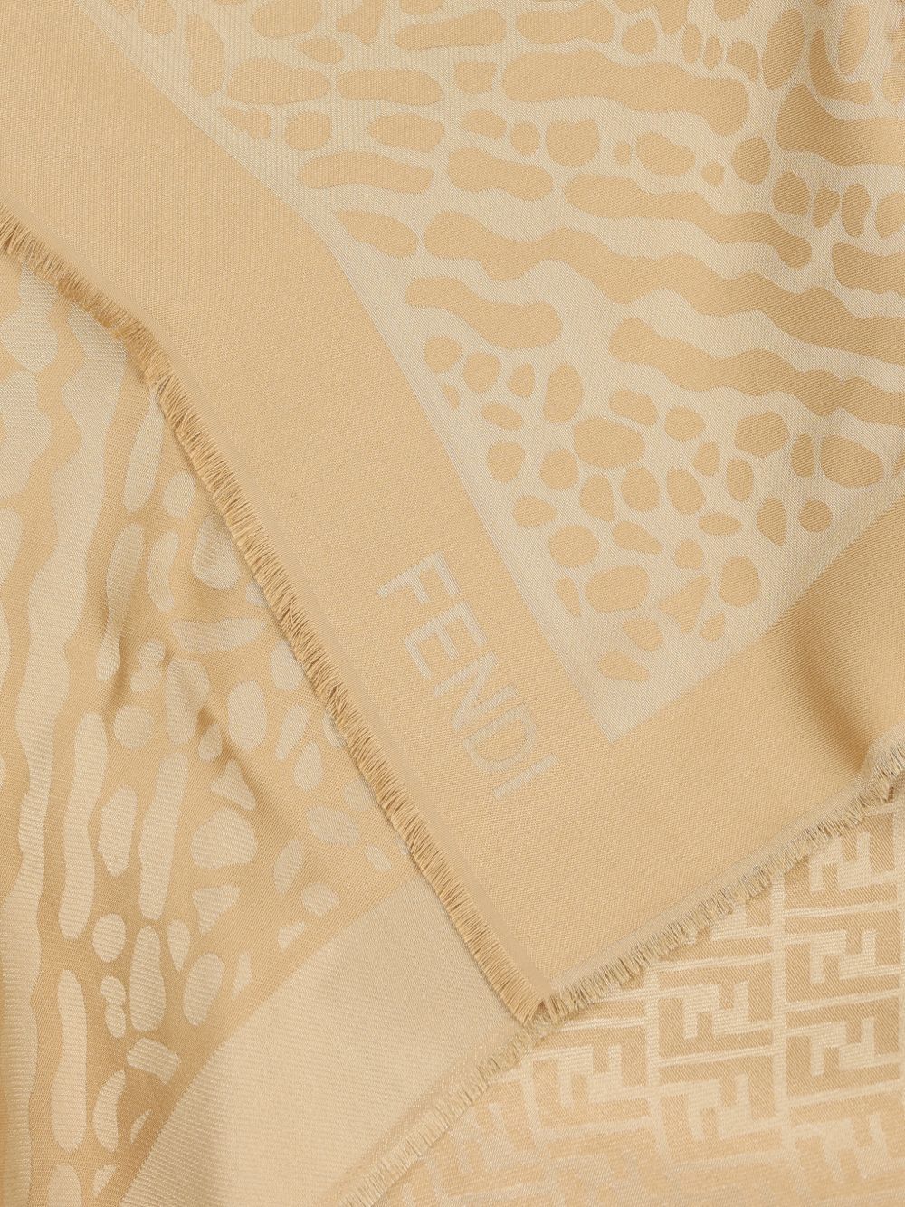 Fendi Women Wool And Silk Scarf FENDI