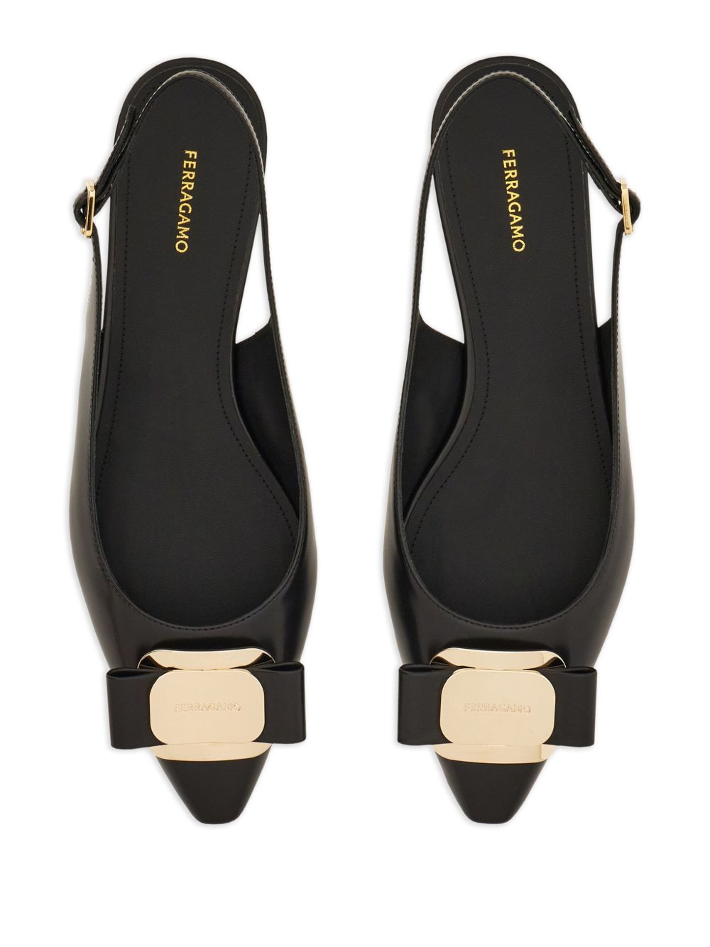 Ferragamo Women Leather Slingback Pumps FERRAGAMO