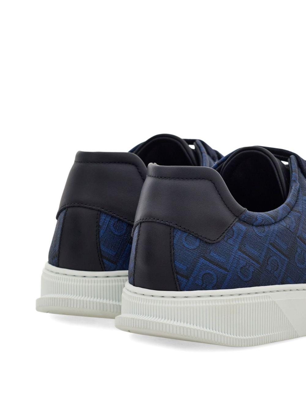 Ferragamo Men Leather Sneakers FERRAGAMO