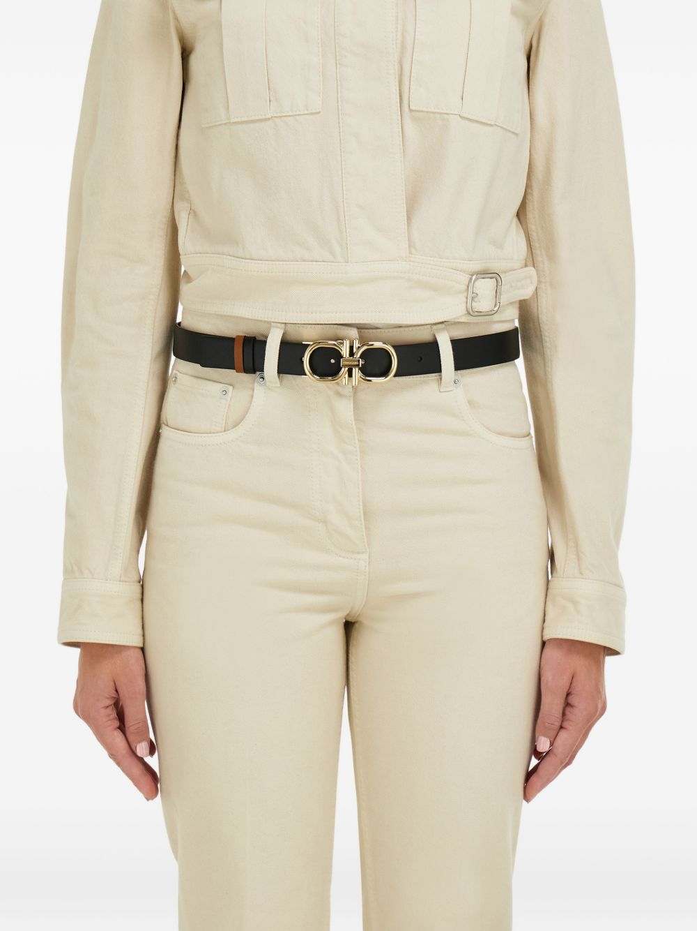 Ferragamo Women Gancini Leather Belt FERRAGAMO