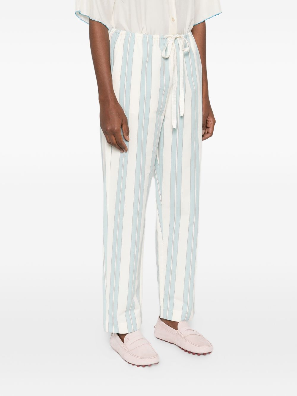 Forte Forte Women Striped Drawstring Trousers FORTE FORTE