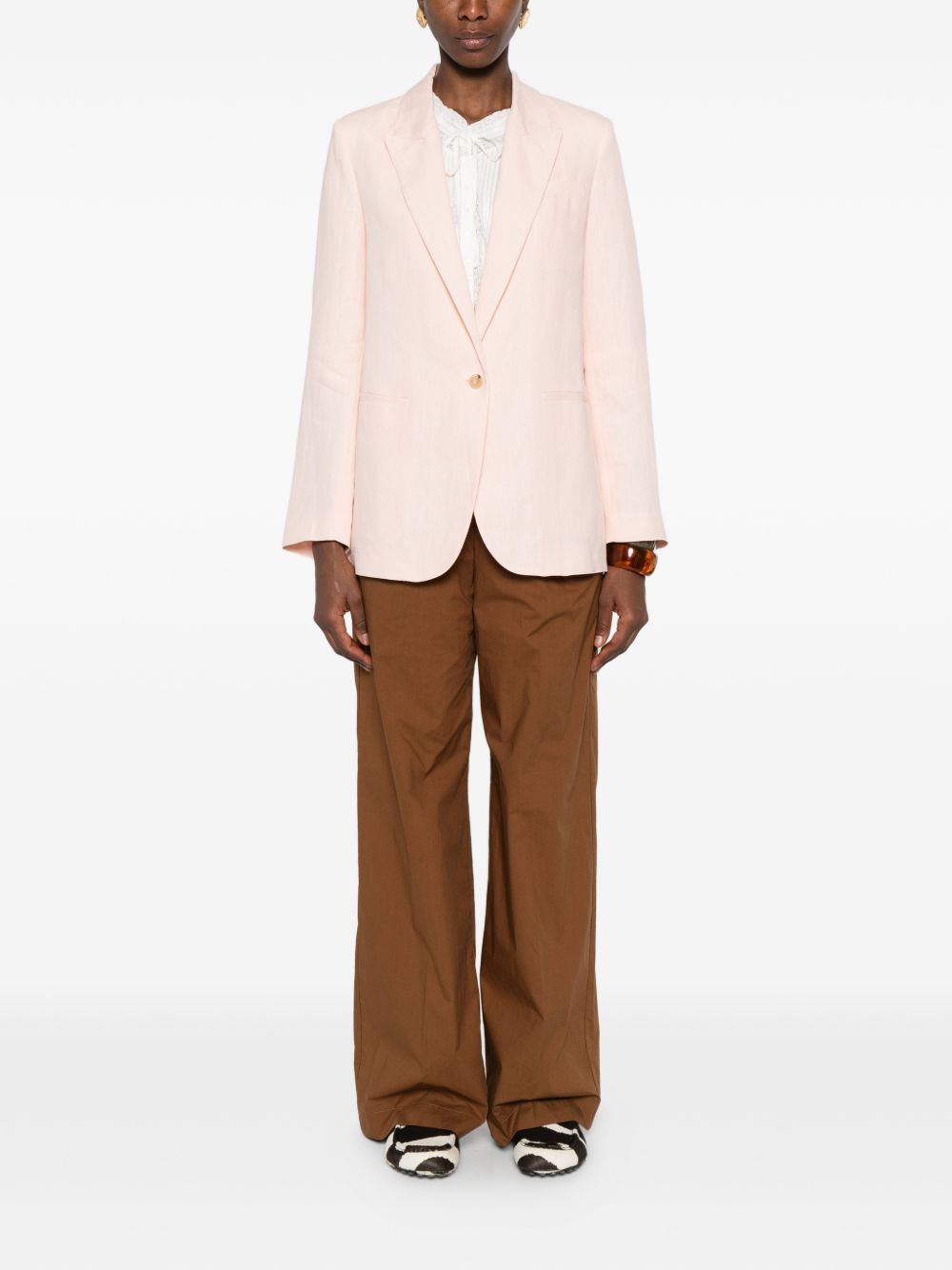 Forte Forte Women Linen Single-Breasted Jacket FORTE FORTE