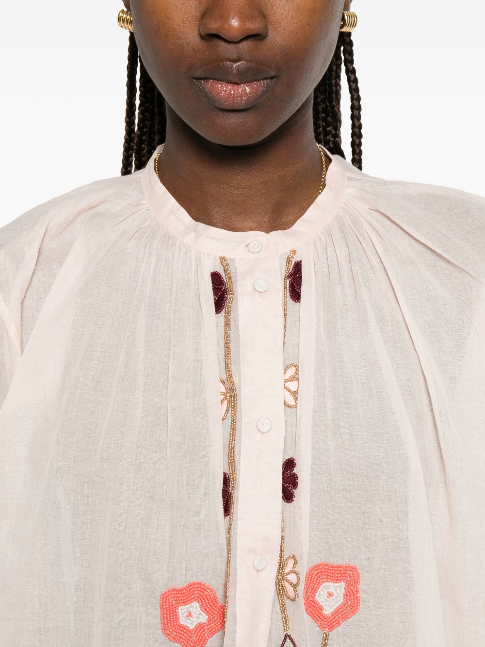 Forte Forte Women Embroidered Cotton Shirt FORTE FORTE