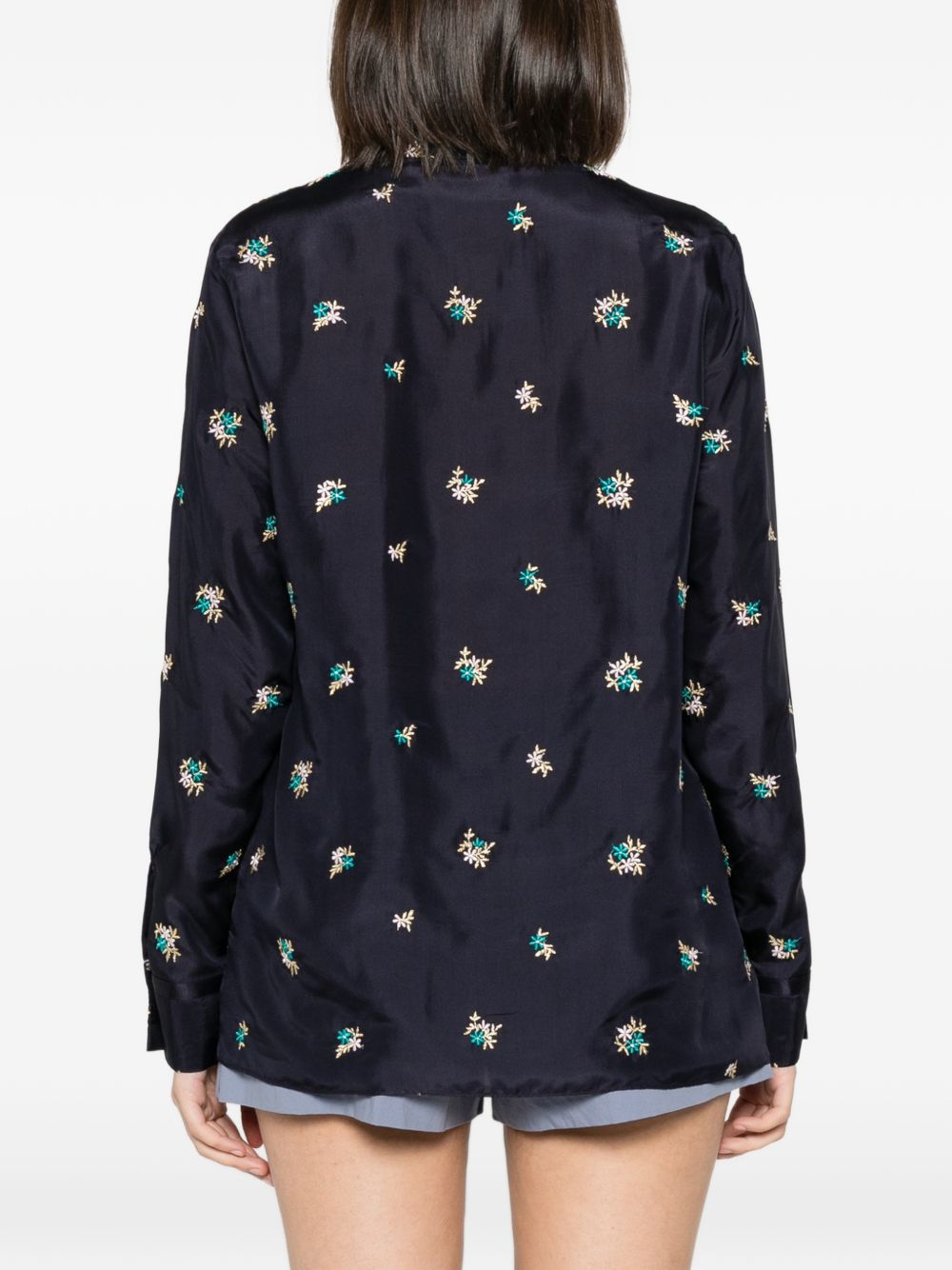 Forte Forte Women Embroidered Silk Shirt FORTE FORTE