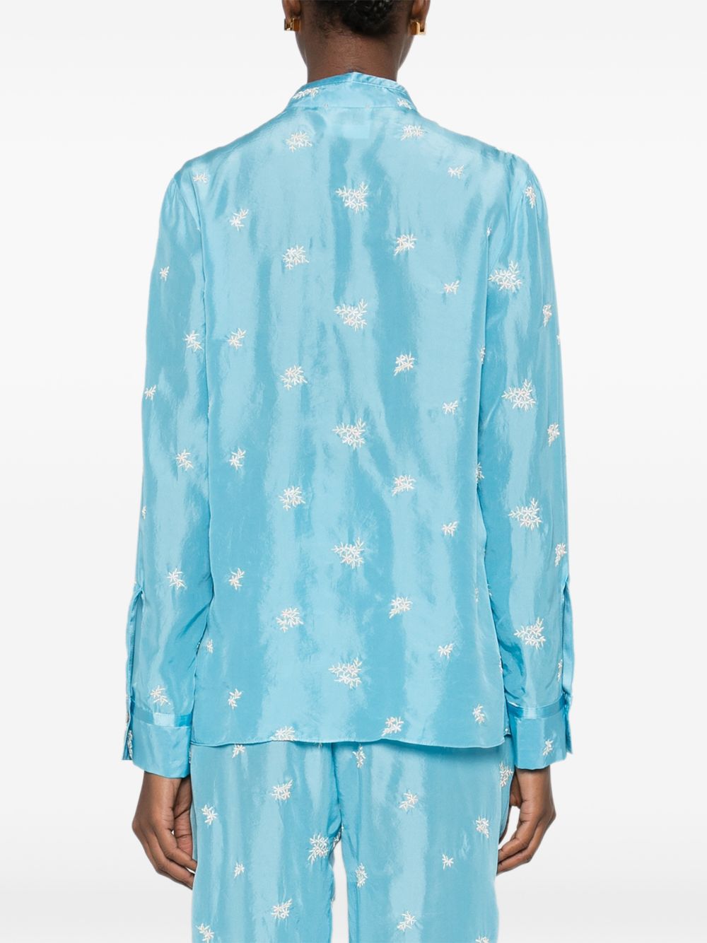Forte Forte Women Embroidered Silk Shirt FORTE FORTE