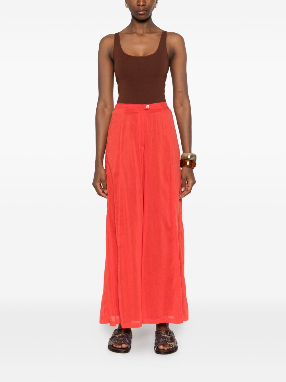 Forte Forte Women Voile Cotton And Silk Trousers FORTE FORTE