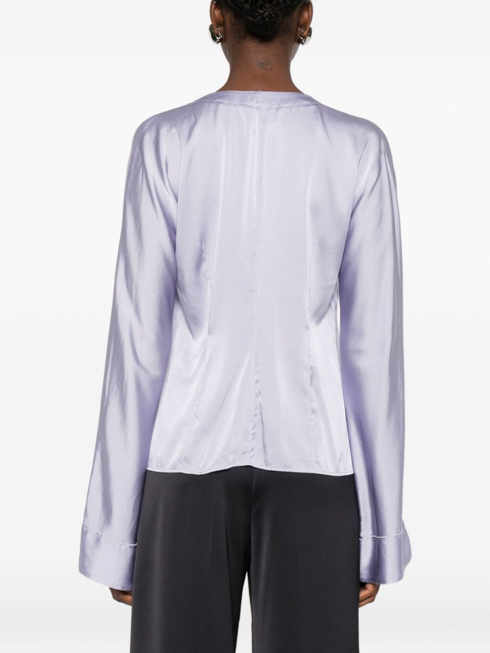Forte Forte Women Silk Satin Shirt FORTE FORTE