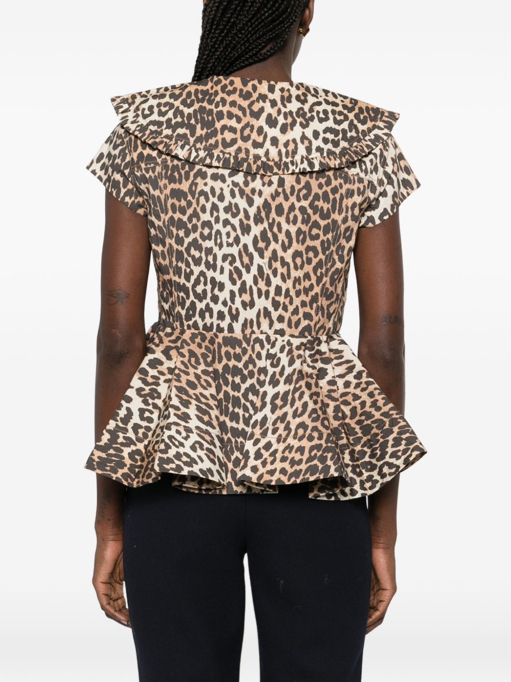 Ganni Women Organic Cotton Shirt GANNI