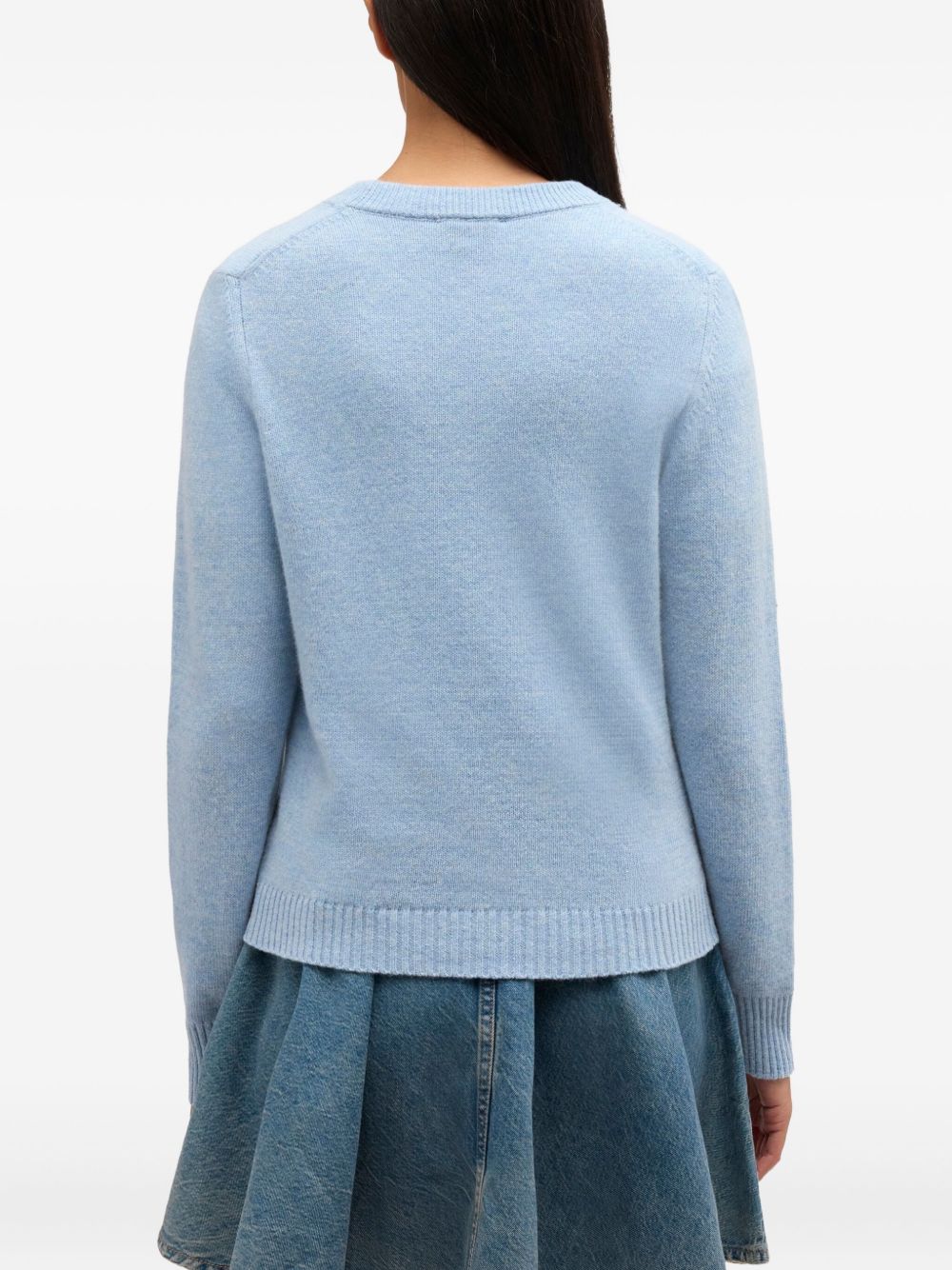 Ganni Women Wool Crewneck Sweater GANNI