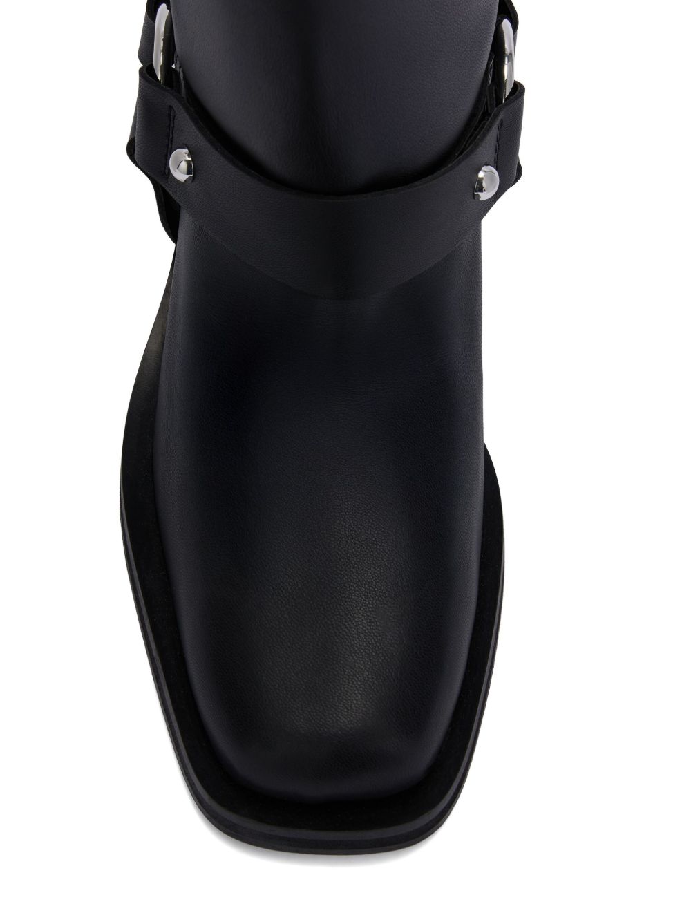 Ganni Women Recycled Leather Biker Boots GANNI