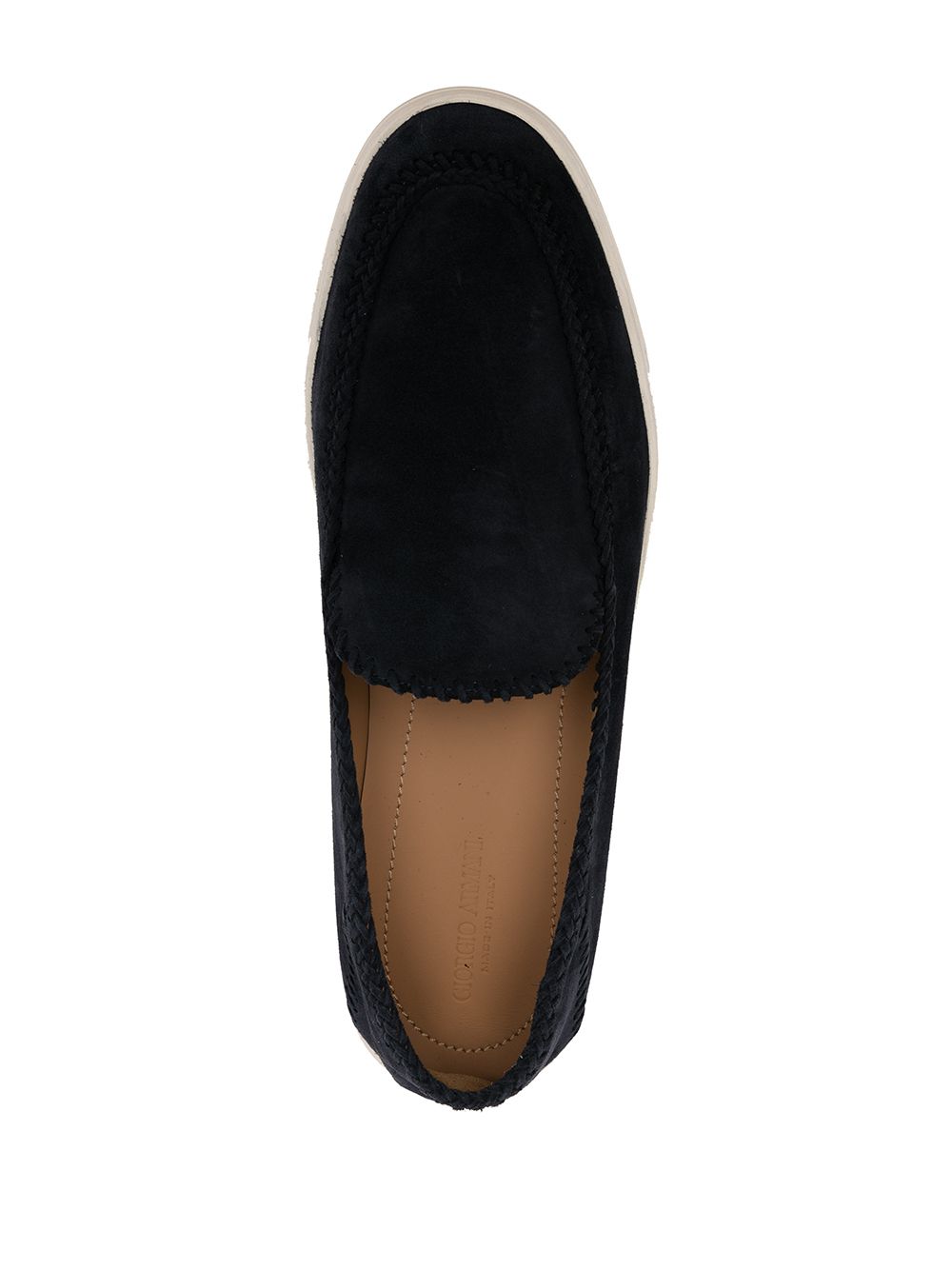 Giorgio Armani Men Leather Slip-On Sneakers GIORGIO ARMANI