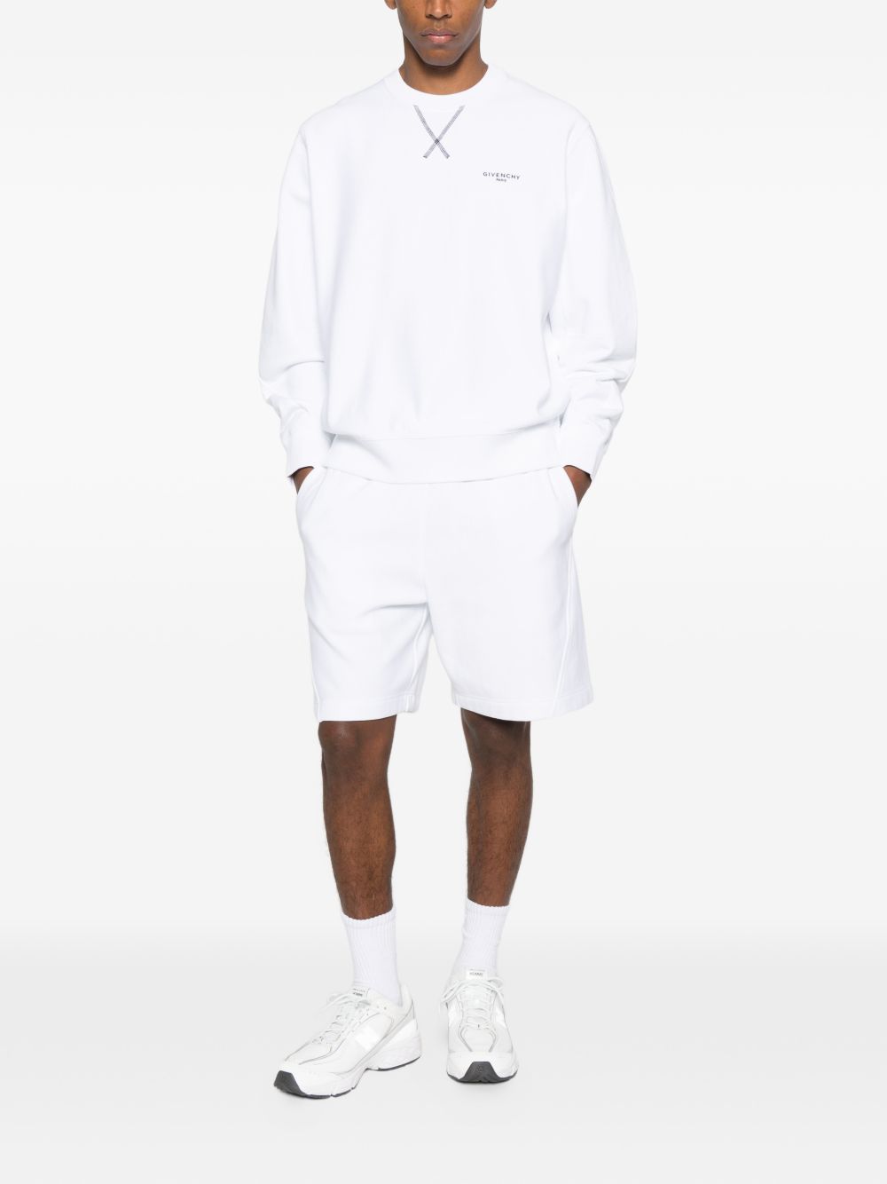 Givenchy Men Logo Cotton Hoodie GIVENCHY