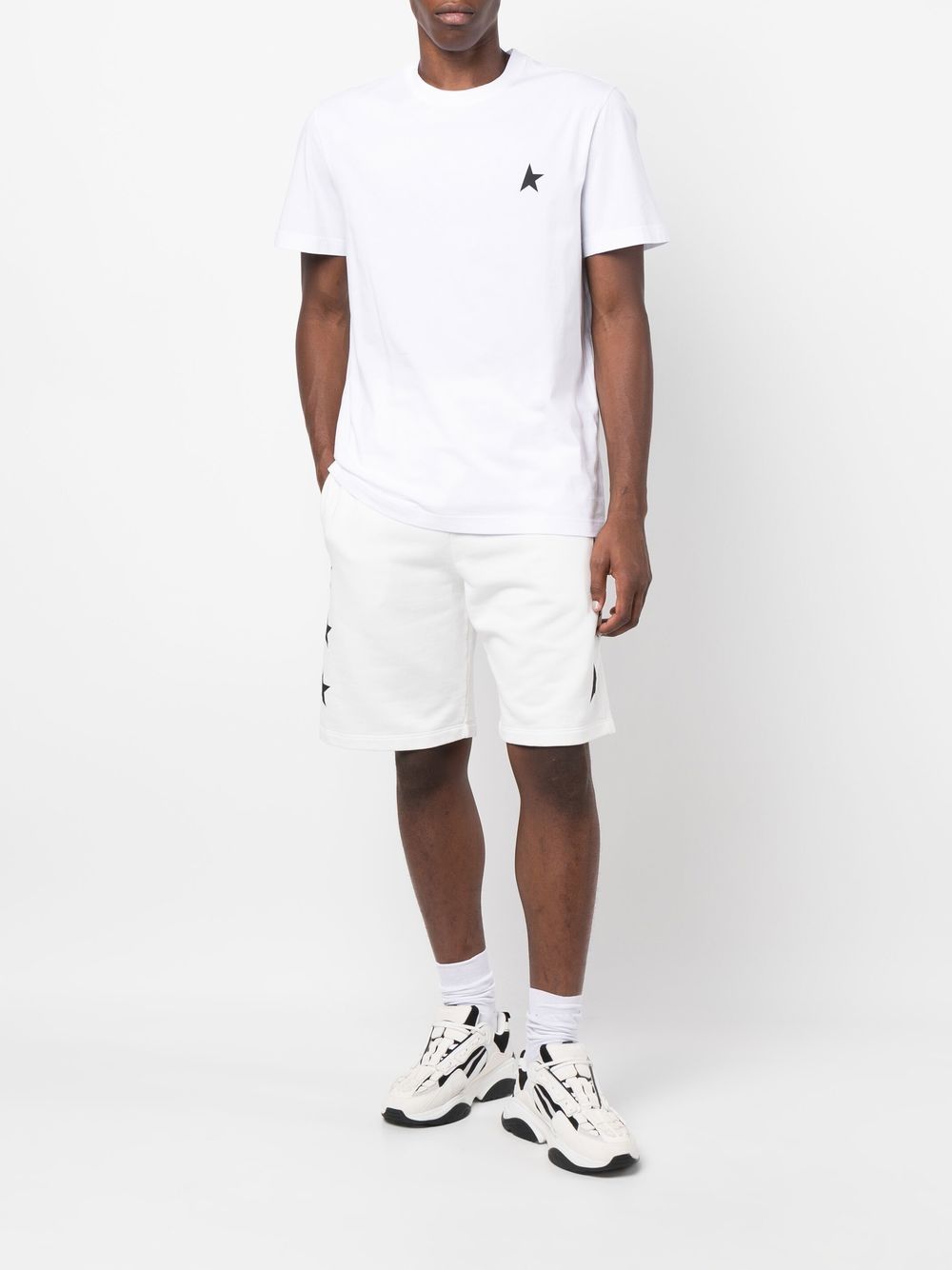 Golden Goose Men Logo Cotton T-Shirt GOLDEN GOOSE