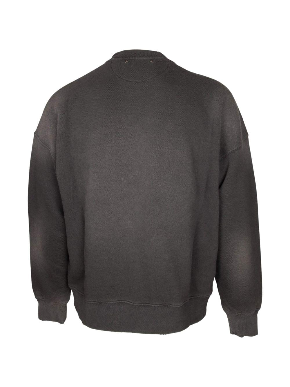 Golden Goose Men Logo Cotton Sweatshirt GOLDEN GOOSE