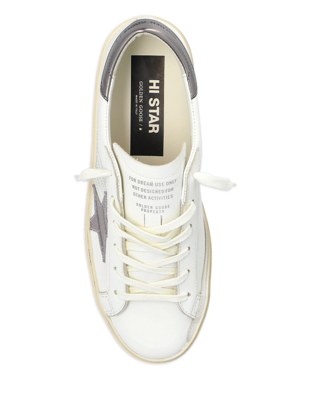 Golden Goose Women Hi Star Leather Sneakers GOLDEN GOOSE