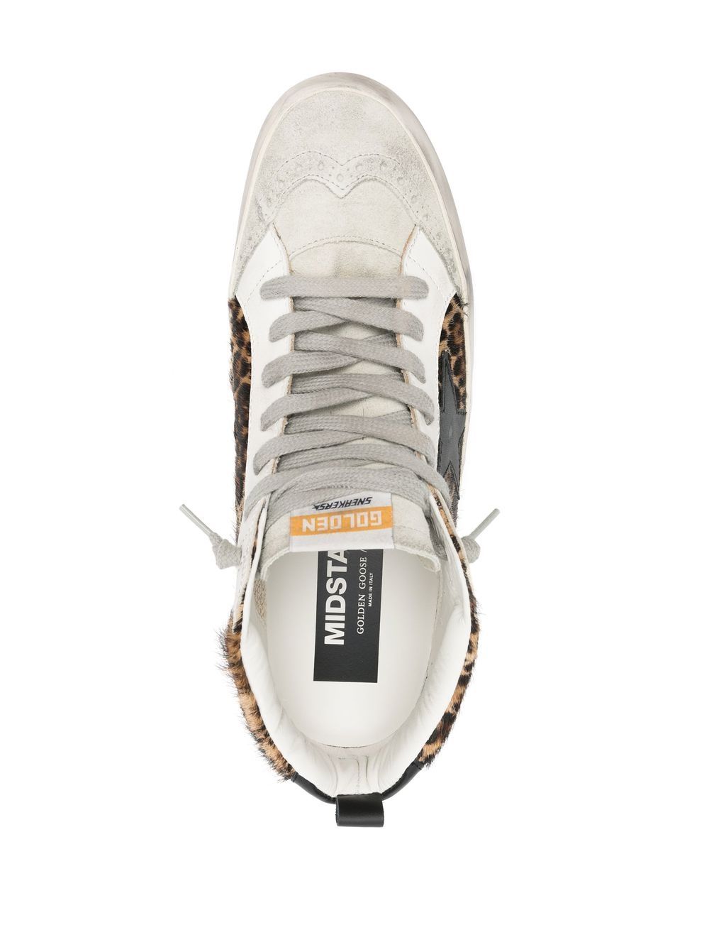 Golden Goose Women Mid Star Leather Sneakers GOLDEN GOOSE