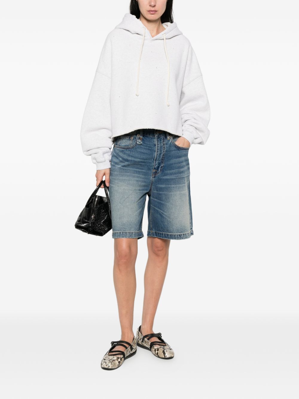 Golden Goose Women Cotton Cropped Hoodie GOLDEN GOOSE