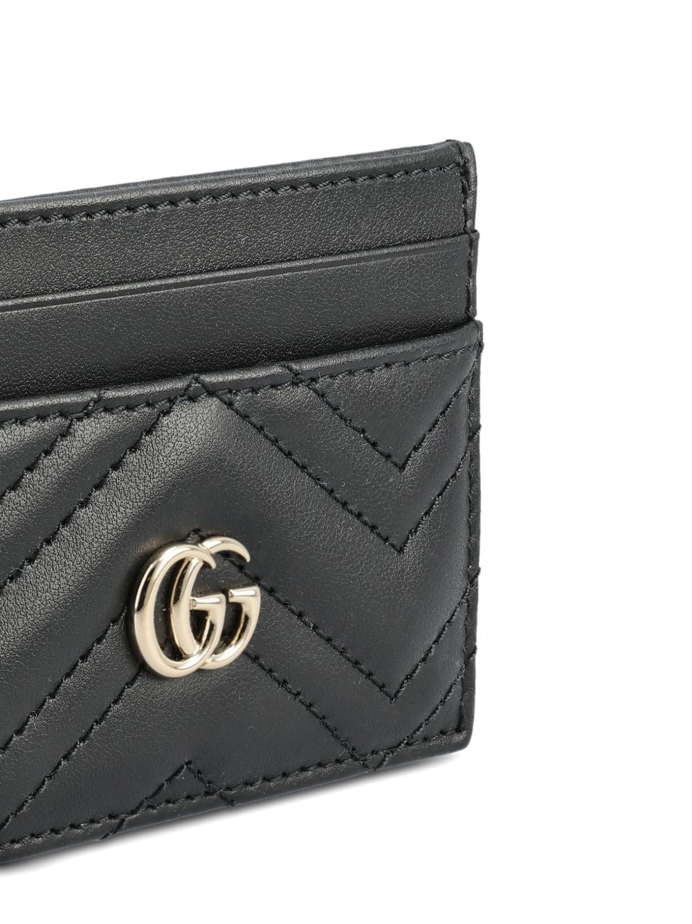 Gucci Women Gg Marmont Leather Card Case GUCCI