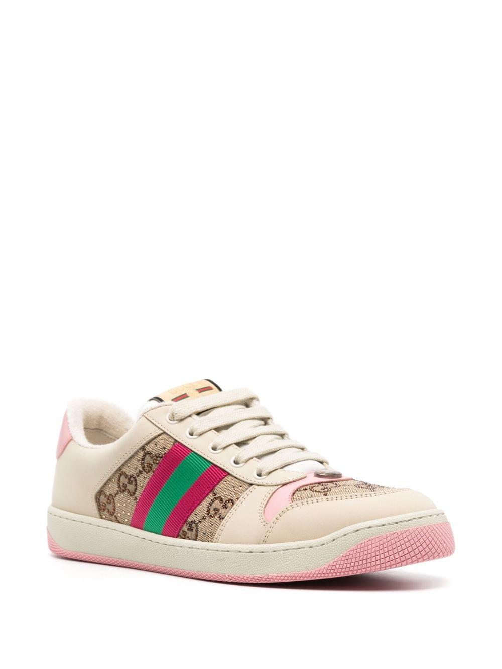 Gucci Women Screener Leather Sneakers GUCCI