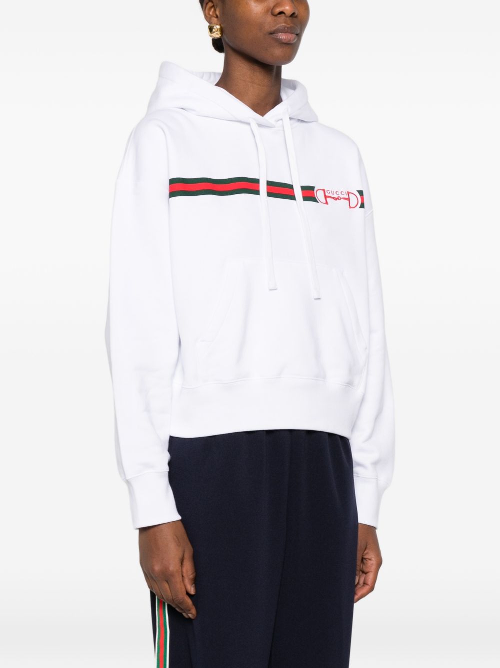 Gucci Women Logo Cotton Hoodie GUCCI