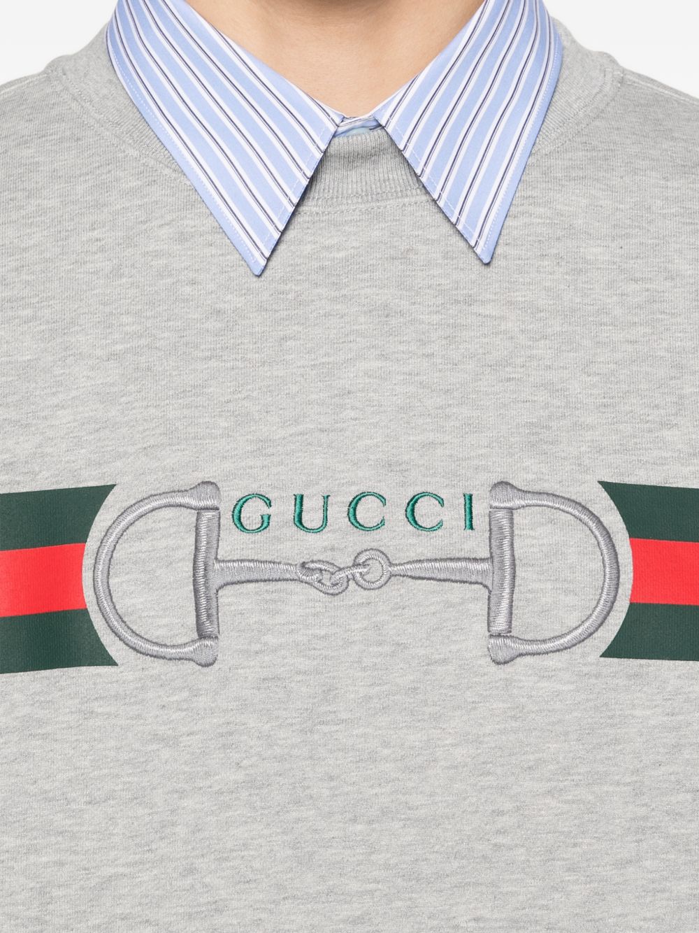 Gucci Men Logo Cotton Sweatshirt GUCCI