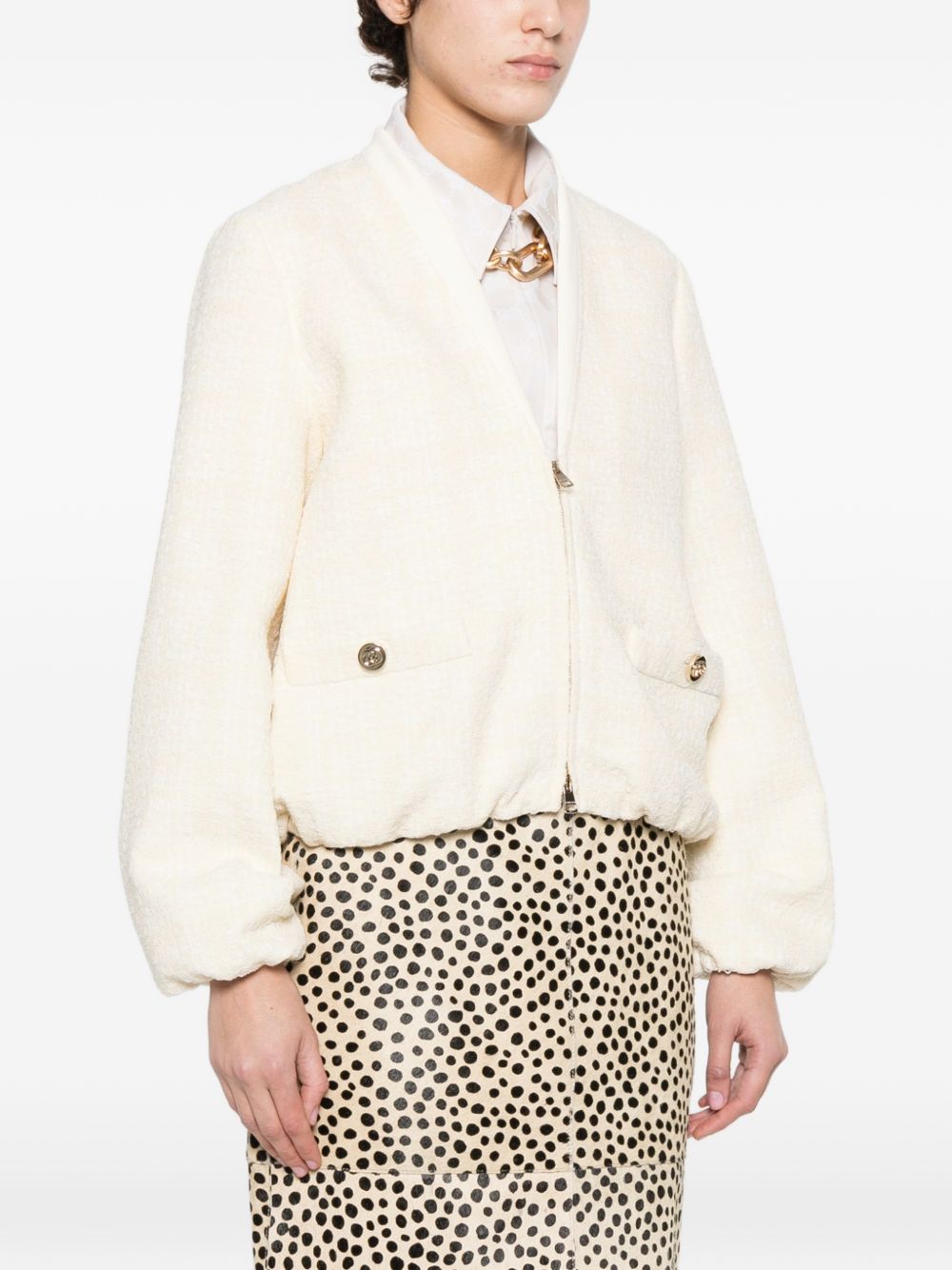 Gucci Women Cotton Tweed Jacket GUCCI