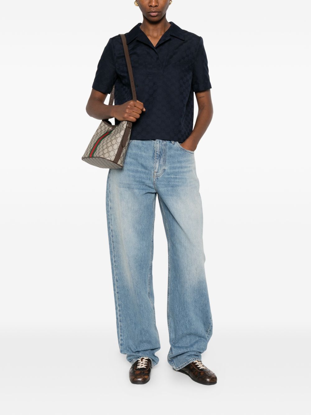 Gucci Women Gg Polo Shirt GUCCI