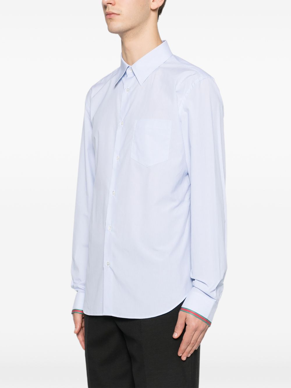 Gucci Men Striped Cotton Shirt GUCCI