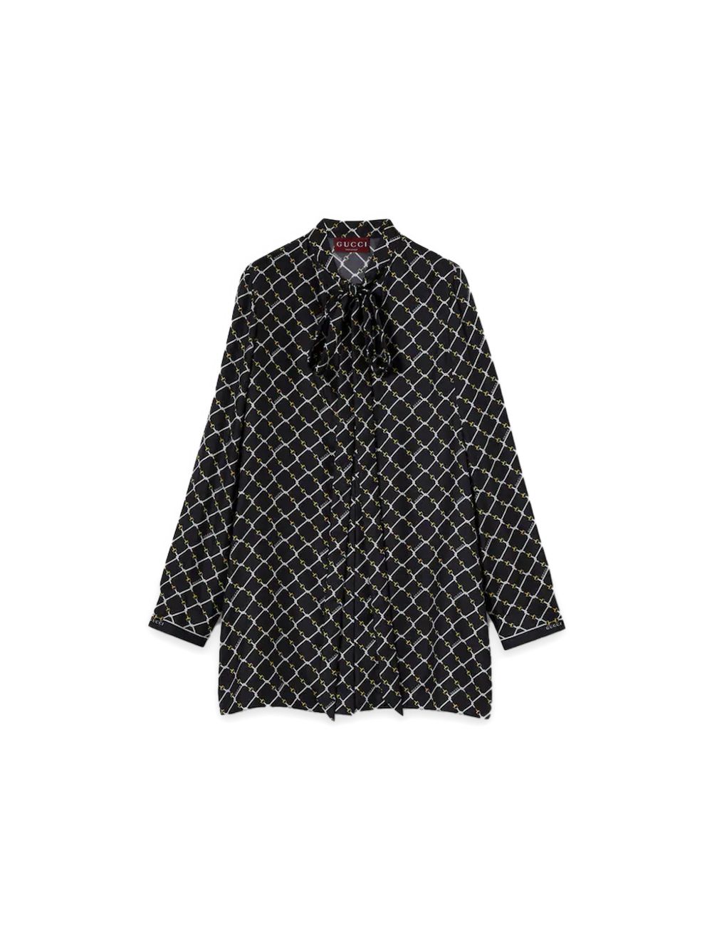 Gucci Women Printed Silk Shirt GUCCI