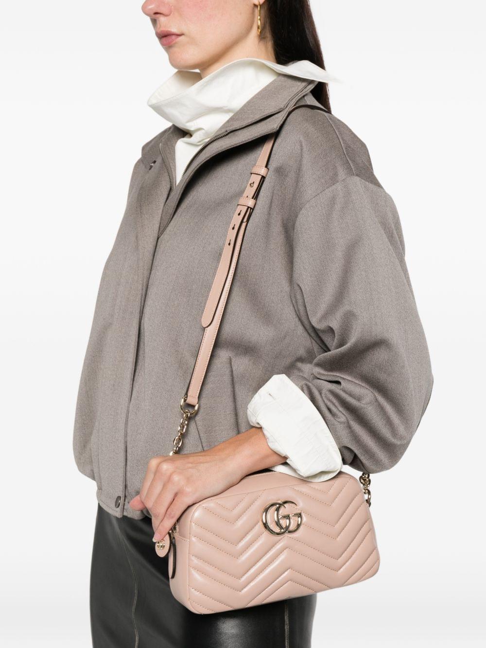 Gucci Women Gg Marmont Leather Camera Bag GUCCI