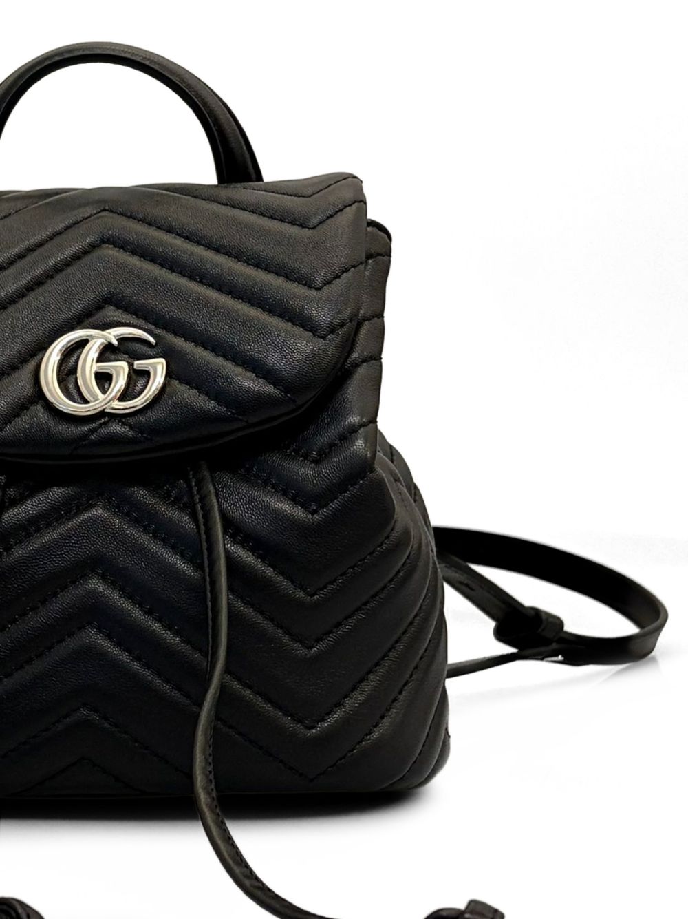 Gucci Women Gg Marmont Leather Backpack GUCCI